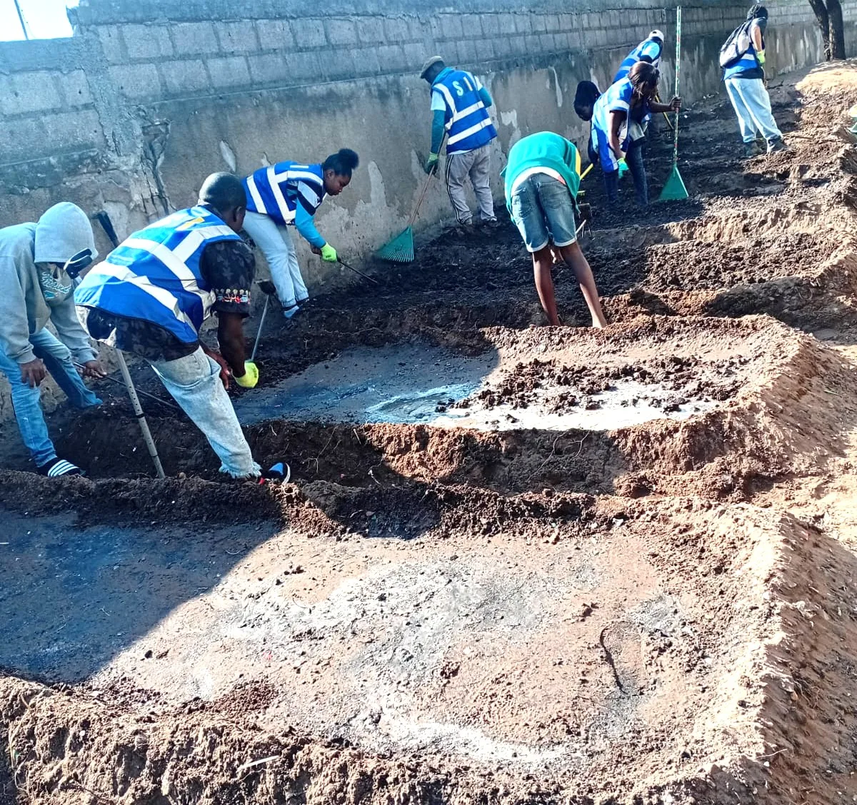 Preparing garden beds for vegetable production